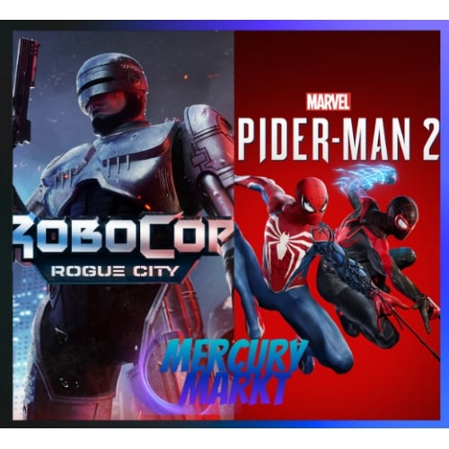  RoboCop Rogue City + Spiderman 2  PS5